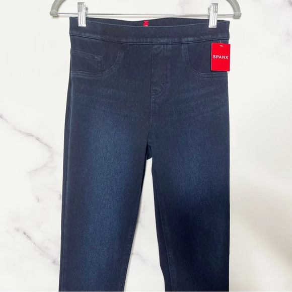 SPANX‎ Jean-ish Ankle Leggings in Twilight Rinse - Picture 5 of 14